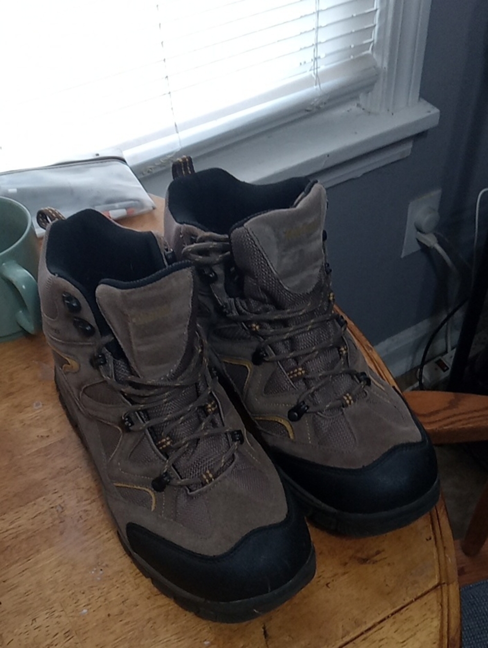Northside Men's Brown and Black Lace-Up Outdoor Boots